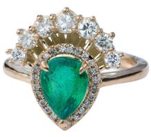 Extravagant 1.51ct Smaragd Ring GIA Zertifikat