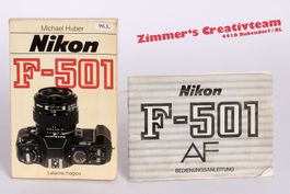 NIKON F 501 Anleitung + Buch