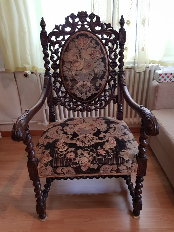 Barock - Rokoko Stuhl Sessel antik Fauteuil (Gebraucht) in Urdorf für ...