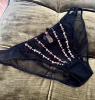 Agent Provocateur Knickers schwarz bestickt Groesse 3 neuwer