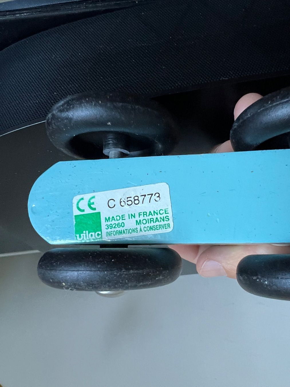 Vilac Spielzeuge: Vilac Holzauto, hellblau, Retro Look – Gebraucht aus Jona von Sariksa 3