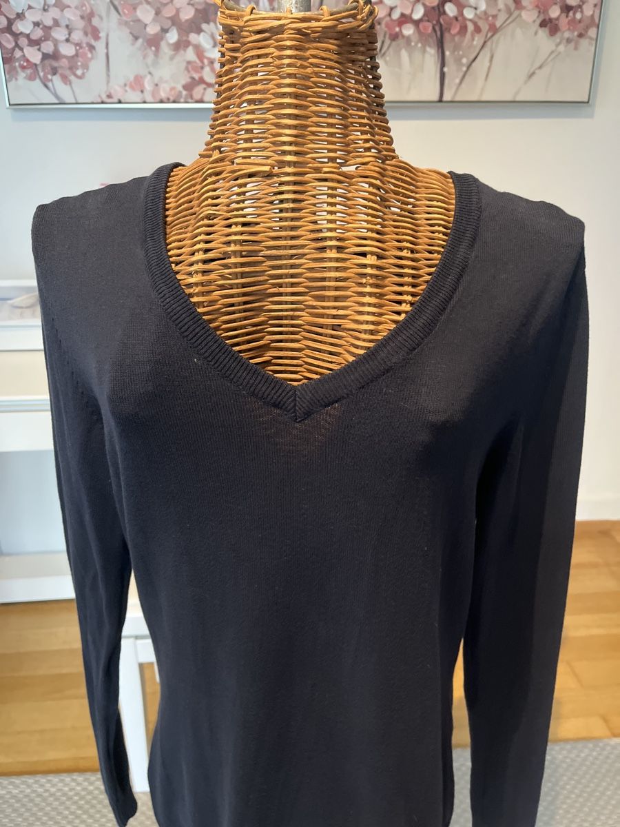 Pulls & Sweat-shirts: Dunkelblauer langer Pullover, bpc, 36/38 – D'occasion à Solothurn par Bobesch08 1