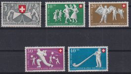 O71) Satz Pro Patria 1951, mit Gummi ohne Falz