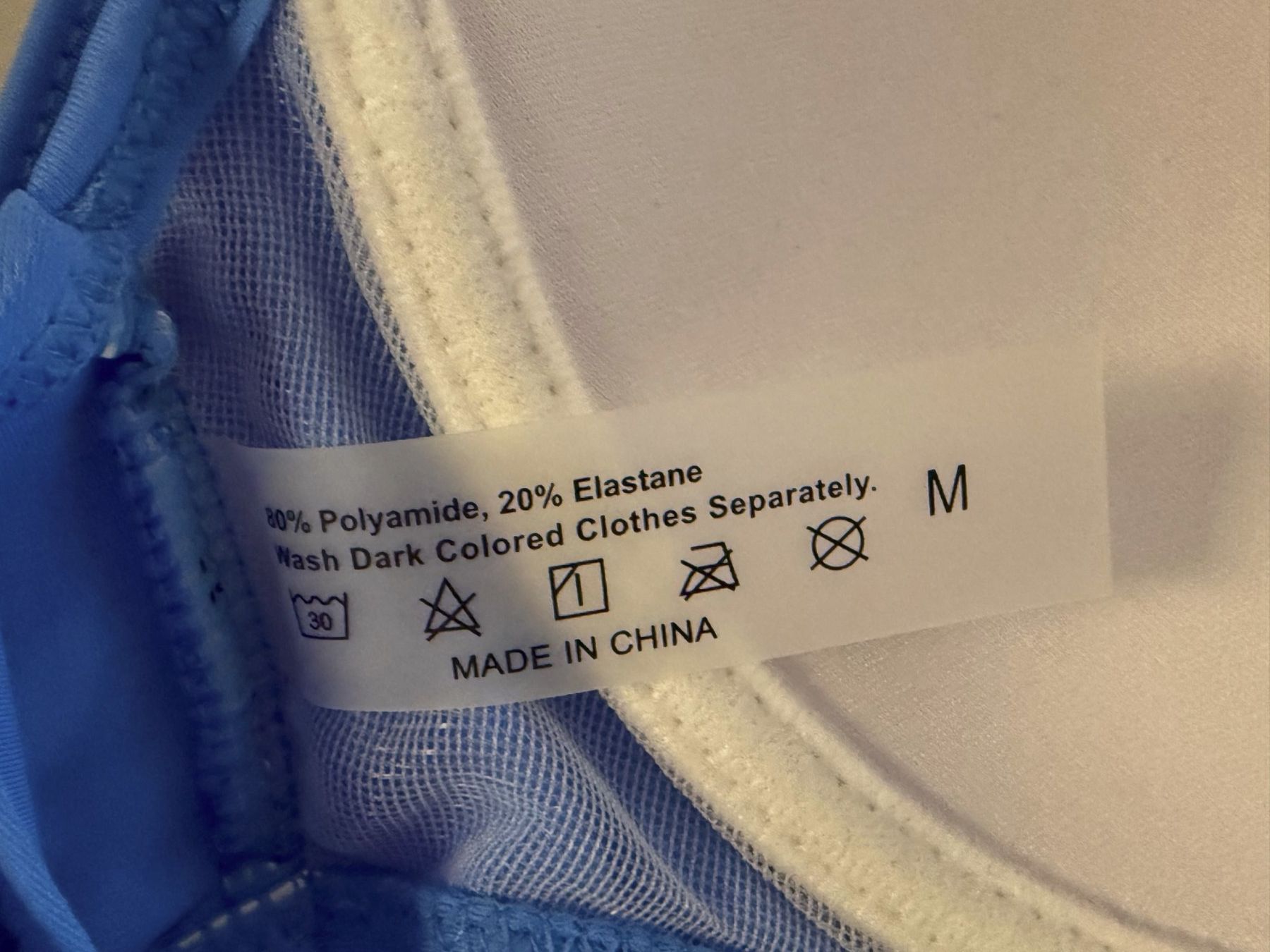 Shein Costumi da bagno & Bikini: Bikini Set, NEU, Gr. M, Himmelblau & Blumenmuster – Nuovo e nell'imballaggio originale da Riedt b. Erlen venduto da Malaika57 3