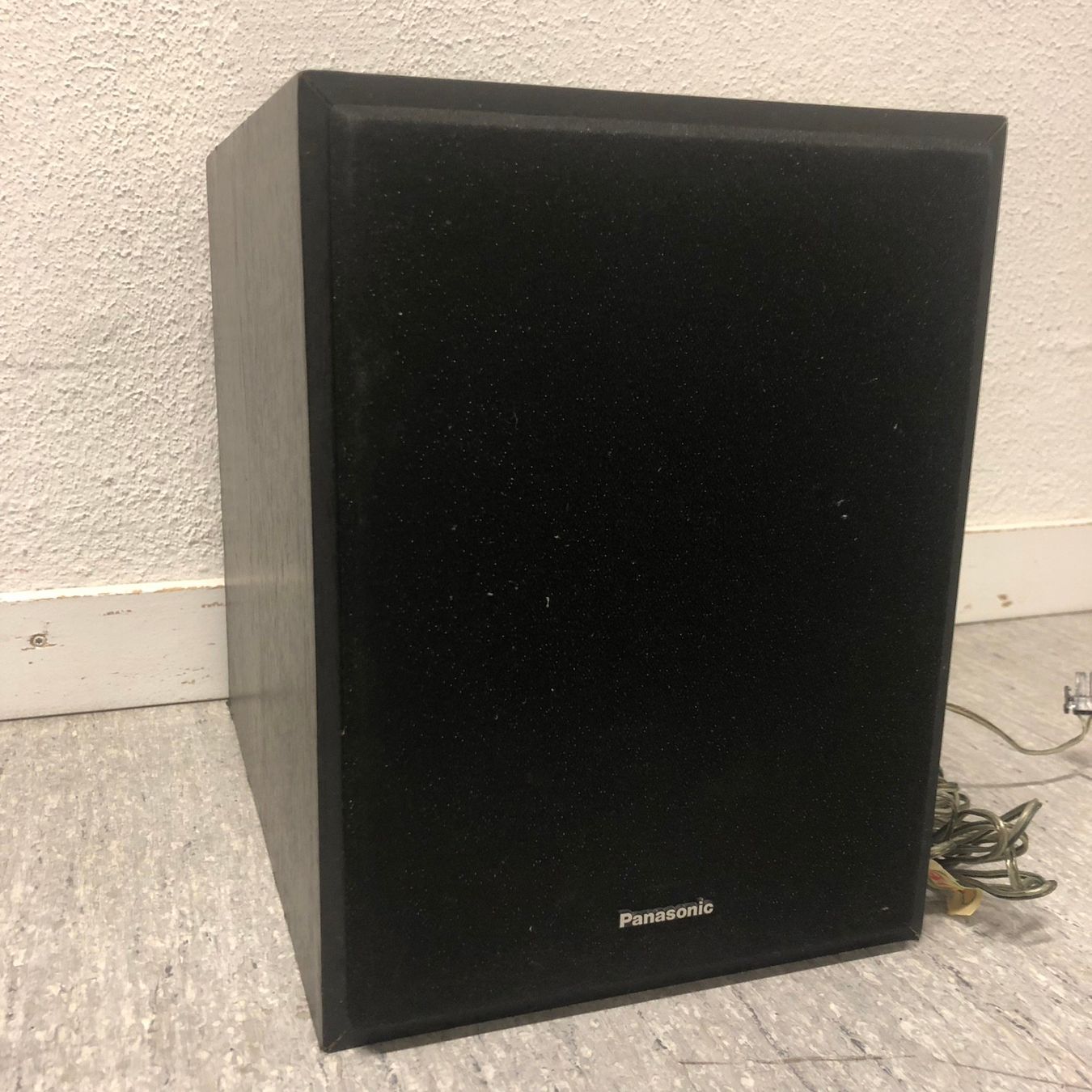 Panasonic Lautsprecher: Kleiner Subwoofer Panasonic SB-W300 – Gebraucht aus Hinterkappelen von atomschnee 2