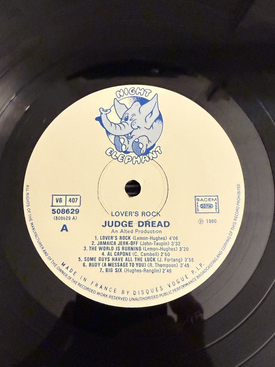 Schallplatten: Judge Dread - Lover's Rock  – Gebraucht aus Delémont von Studio_du_soleil 2