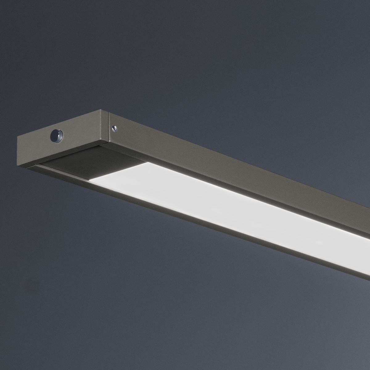Lampadari & plafoniere: LED Pendelleuchte, Greige, 120 cm x 6 cm – Nuovo (secondo la descrizione) da Kreuzlingen venduto da Smart-Light 3