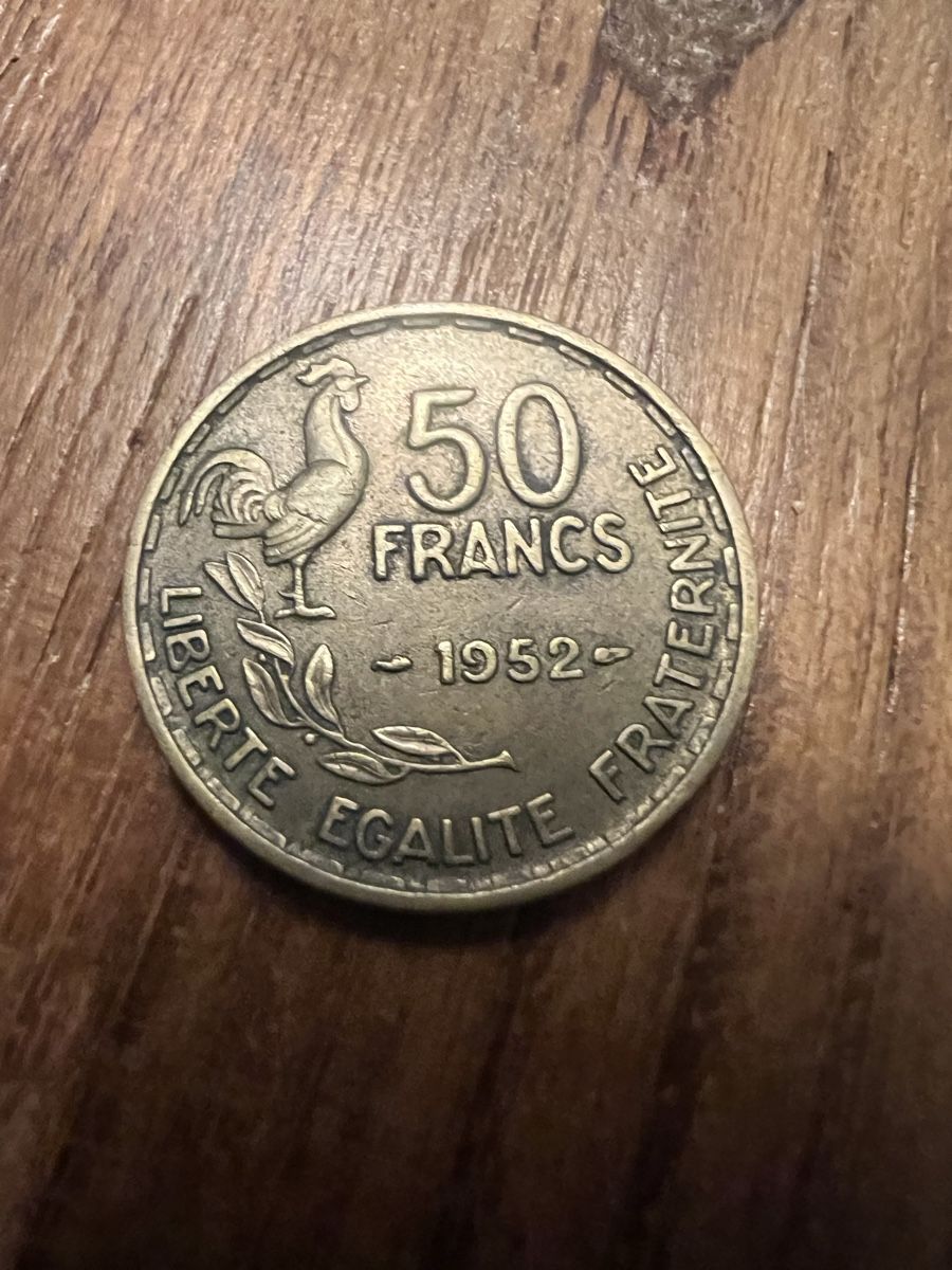 Alle Münzen: Monnaie française 1952 – Gebraucht aus Lugnorre von cla_j6bq
