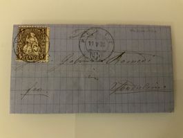 1876, Zunr. 30.1.04 Faltbrief mit Inhalt Ponte-Madulein