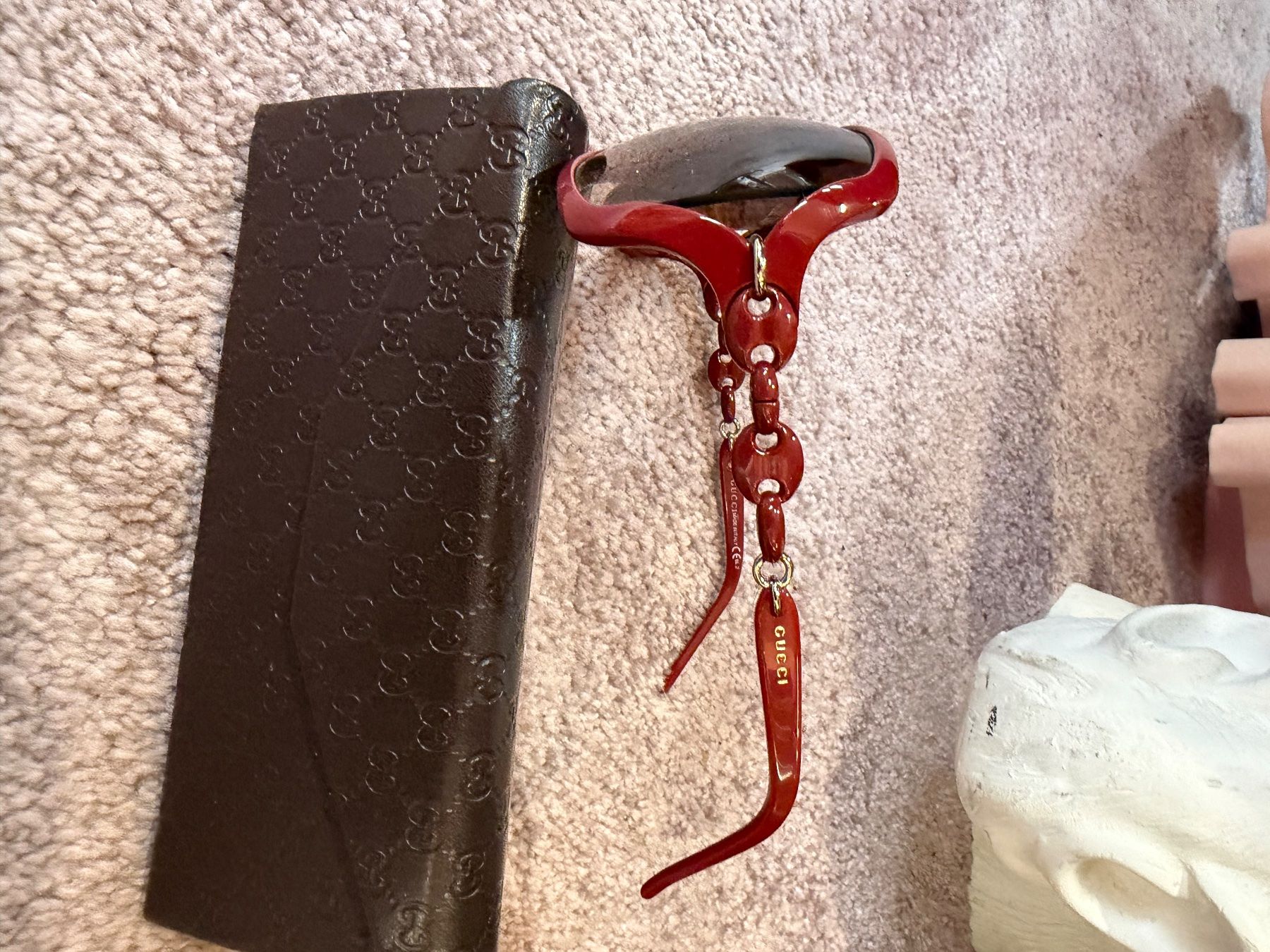 Gucci Occhiali & Lenti: Gucci Sonnenbrille rot – Usato da Zürich venduto da SecondhandZurich 1