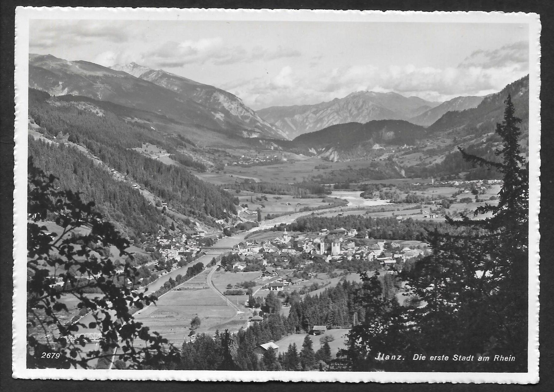 Cartoline postali: Ilanz erste Stadt am Rhein – Usato da Olten venduto da clotaldi