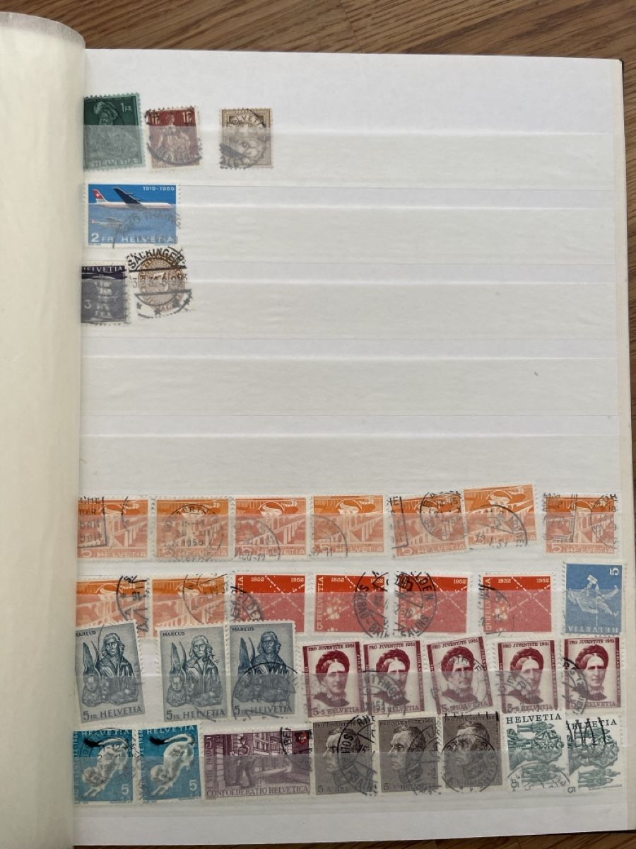 Tous les timbres: Briefmarken Album, div. Marken – D'occasion à Sursee par abcdxyz 1