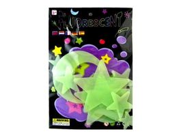 Dekorationen an Decke, Wänden, fluoreszi