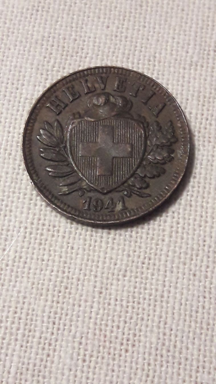 Alle Münzen: 2 Rappen 1941 – Gebraucht aus Ambrì von epg_ljh9