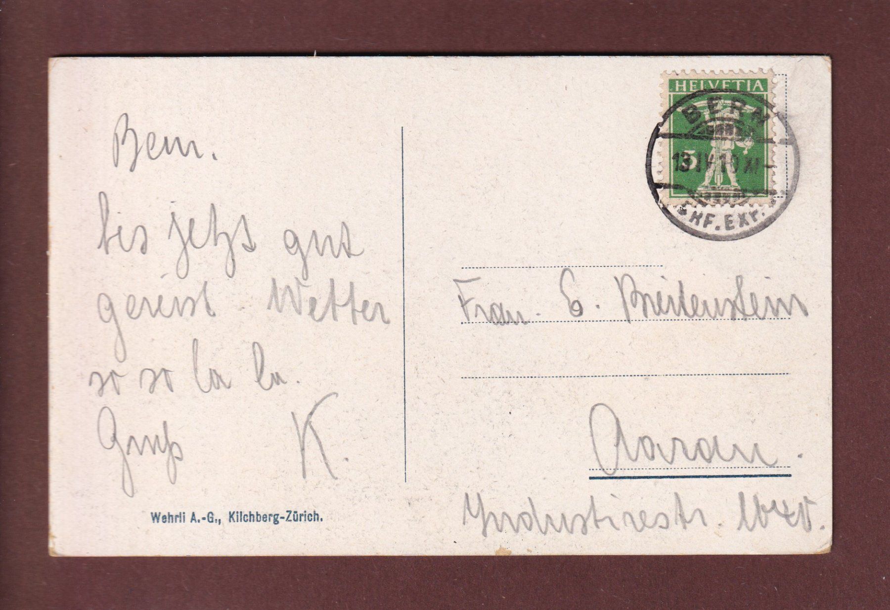 Cartoline postali: BERN - Bundeshaus - Kinder - 1910 // Eckbug // – Usato da Pully venduto da nicecards 1