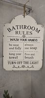Deko-Schild Bathroom