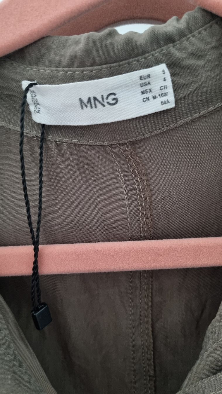 Mango Vestiti: Mango Hemdblusenkleid, Grösse S, Khaki – Usato da Belp venduto da sfanny88 3