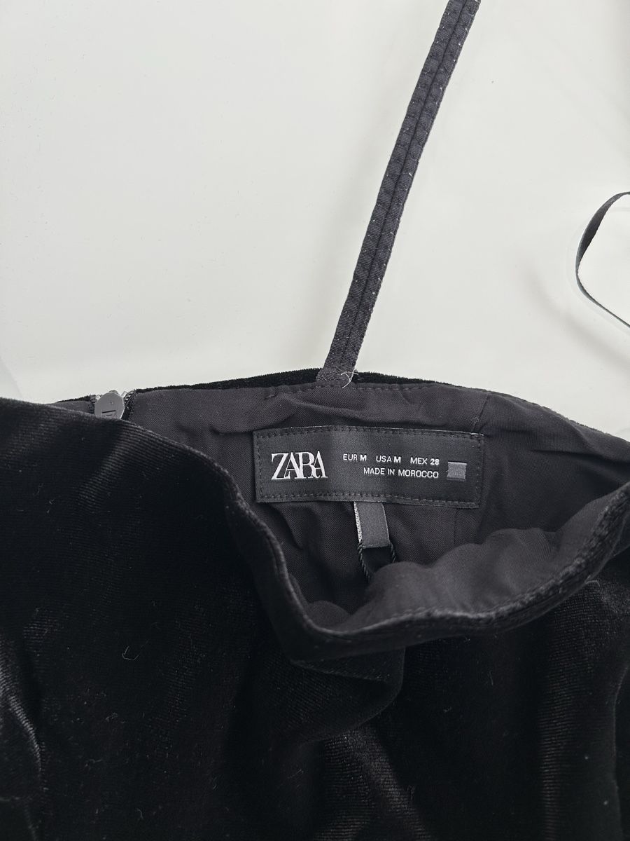 Zara Vestiti: Zara Samtkleid Schwarz, Gr. M, NEU – Nuovo e nell'imballaggio originale da Baden venduto da line_onigiri 2