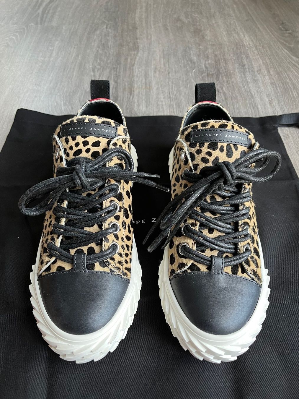 Zanotti Scarpe da donna: Giuseppe Zanotti Sneakers Gr. 38 Leopard Leder Schuhe – Nuovo e nell'imballaggio originale da Frenkendorf venduto da klourenco 1