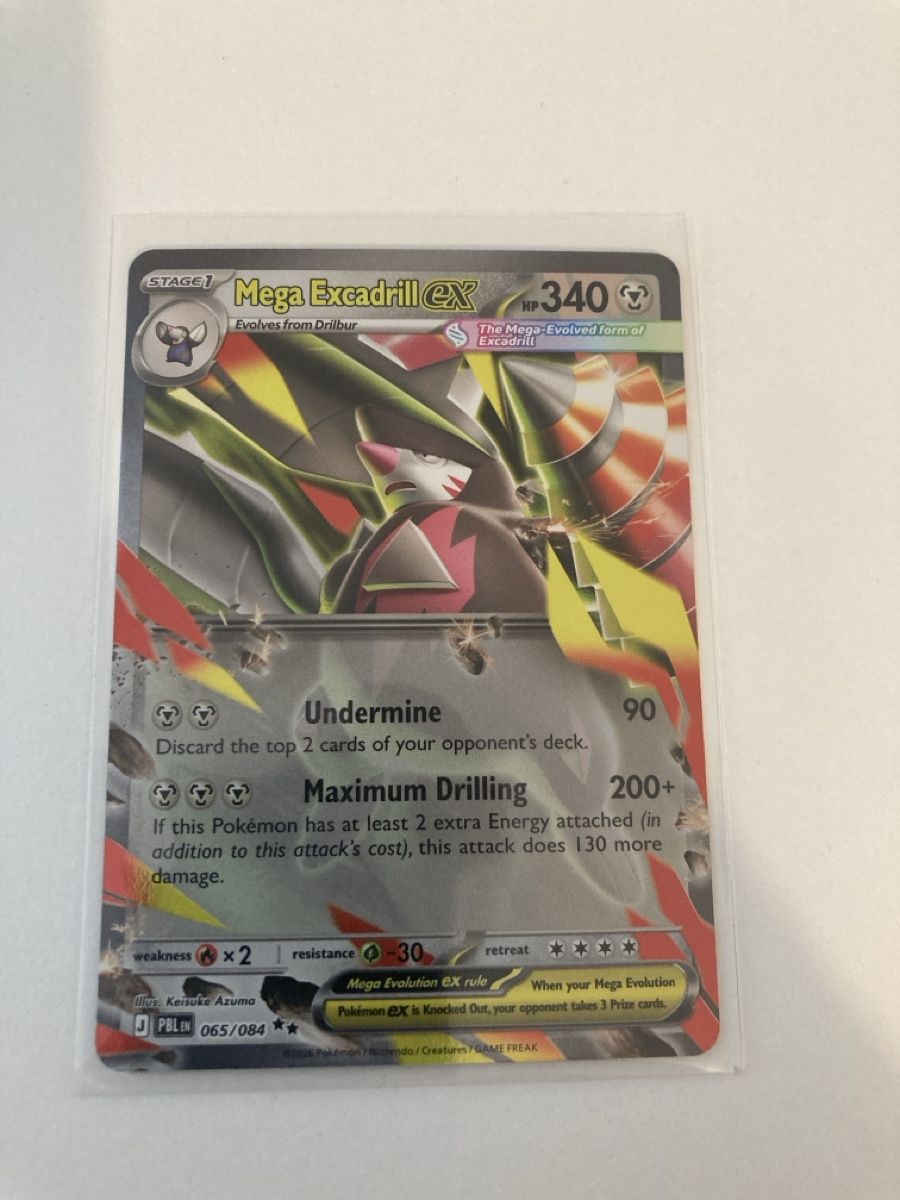 Pokémon Sammelbilder & Trading cards: Mega Excadrill ex 065/084 Pitch Black EN – Neu (gemäss Beschreibung) aus Wohlen AG von Liridon22
