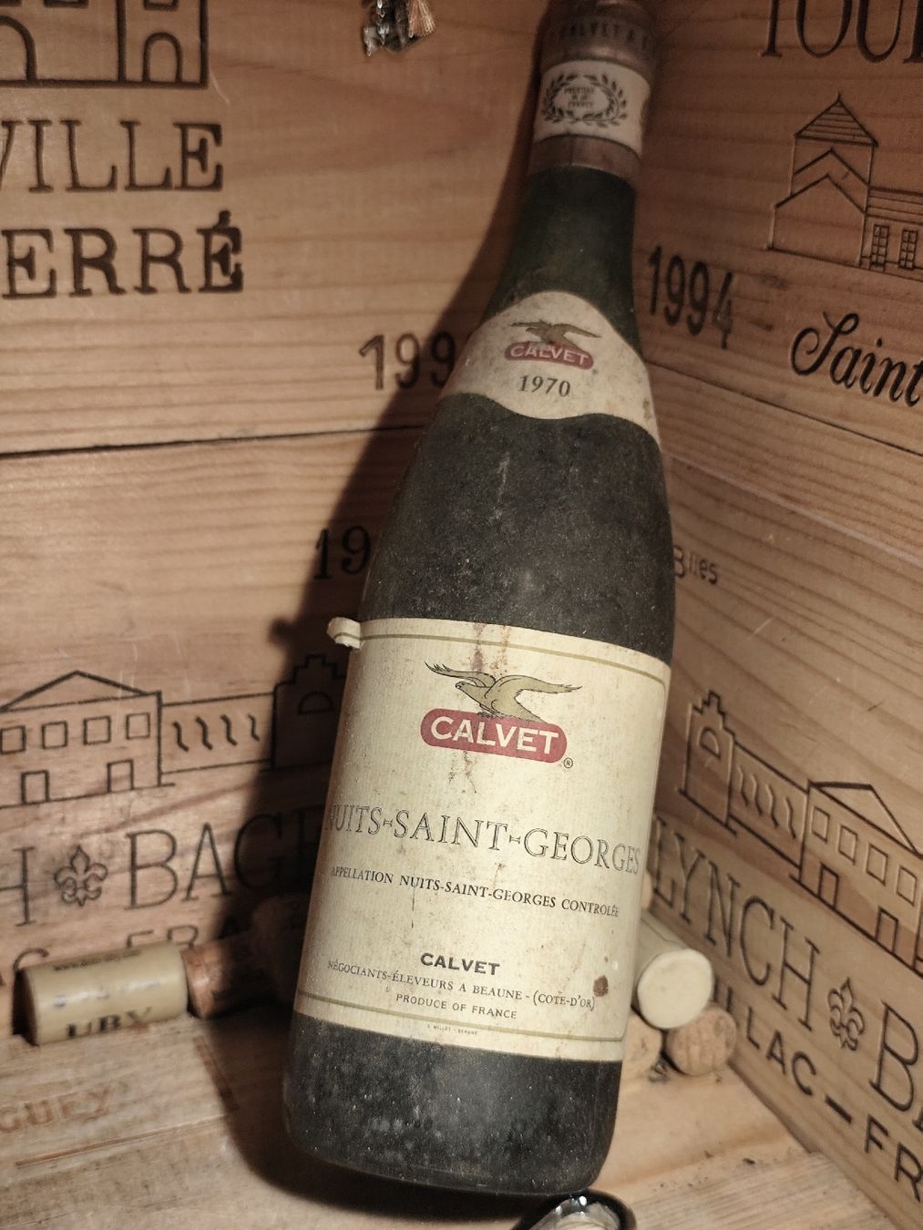 Vino: 1970  Nuits-Saint-Georges Calvet – Nuovo (secondo la descrizione) da Büsserach venduto da Vintage-vins 6