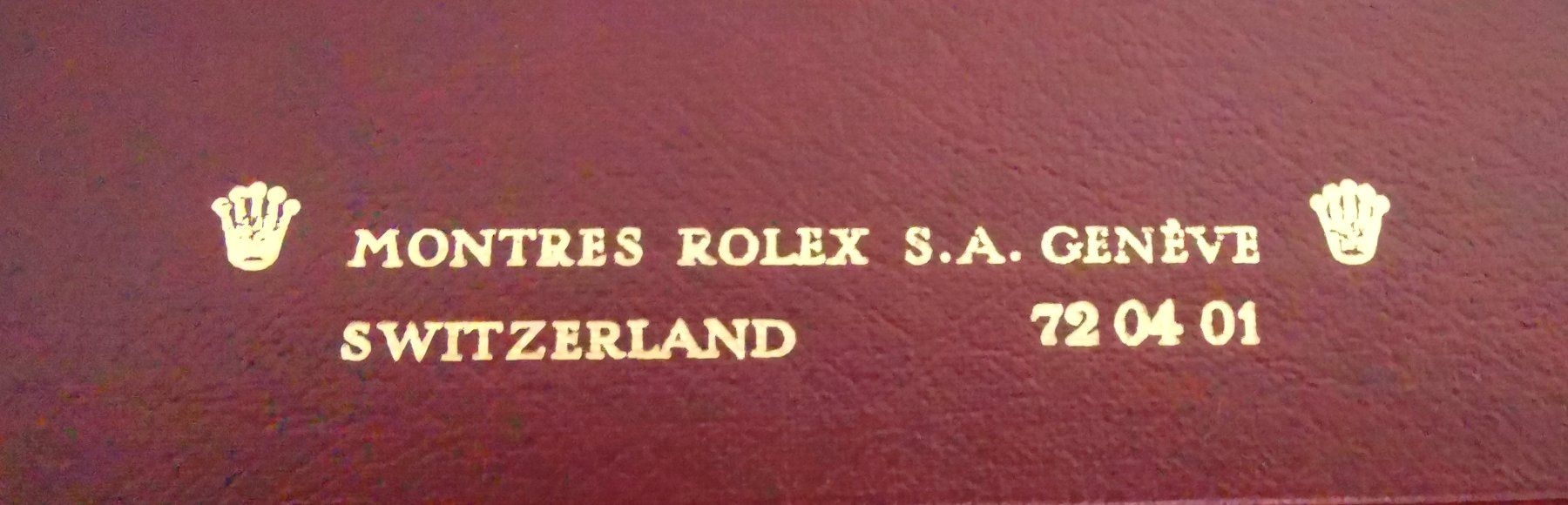 Scatole porta orologi: Original Rolex Leder Box neuwertig ref.72 04 01 – Nuovo (secondo la descrizione) da Nottwil venduto da Kaufen003 2