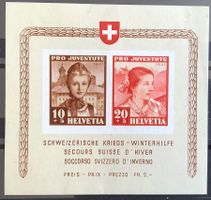 1941 - Pro Juventute Block  - Postfrisch **