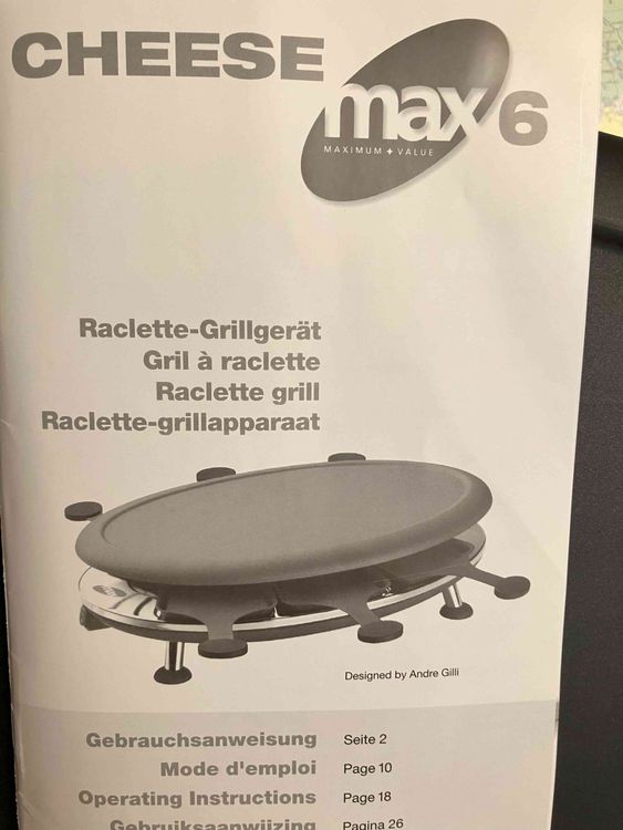 Raclette Grill neuwertig, 6 Personen | Kaufen auf Ricardo