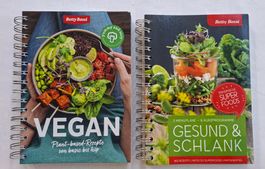2 Betty Bossi "Vegan" und "Gesund & Schlank"