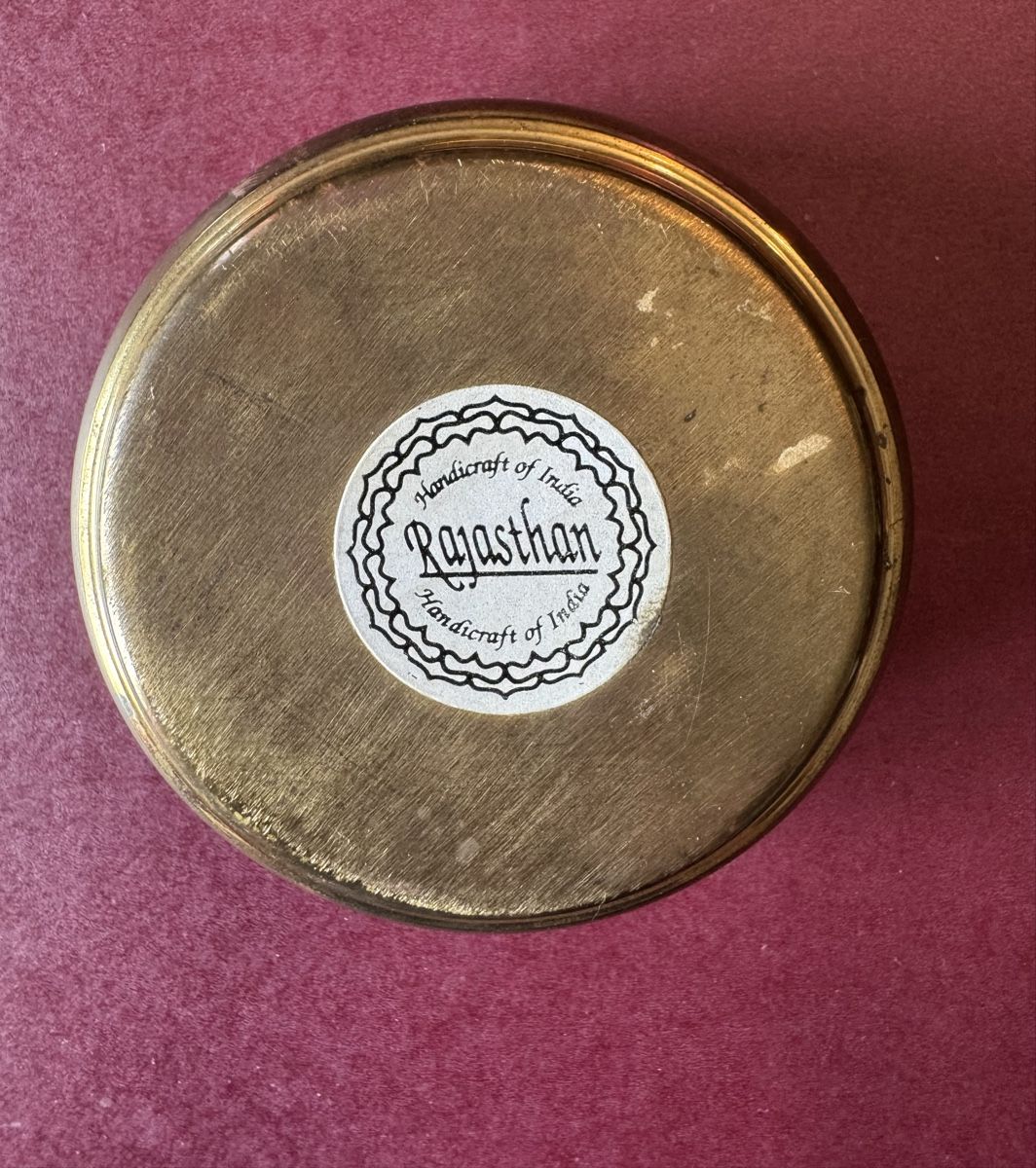 Ciotole: Handgefertigte indische Messingdose (Vintage) – Usato da Lachen SZ venduto da ThisMyJam 3