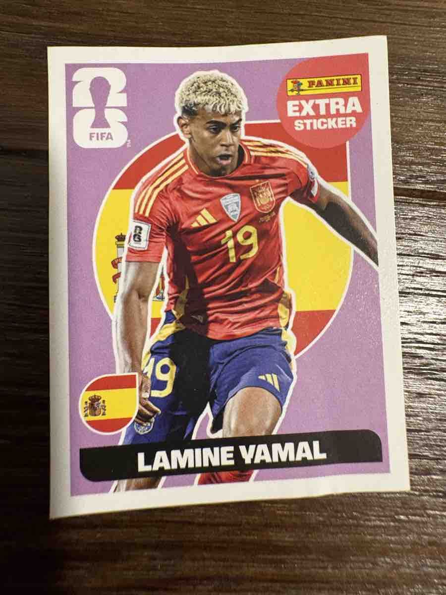 Panini Carte collezionabili: Extra Sticker Regular Yamal neuf – Nuovo (secondo la descrizione) da St-Sulpice VD venduto da dxf_rny9
