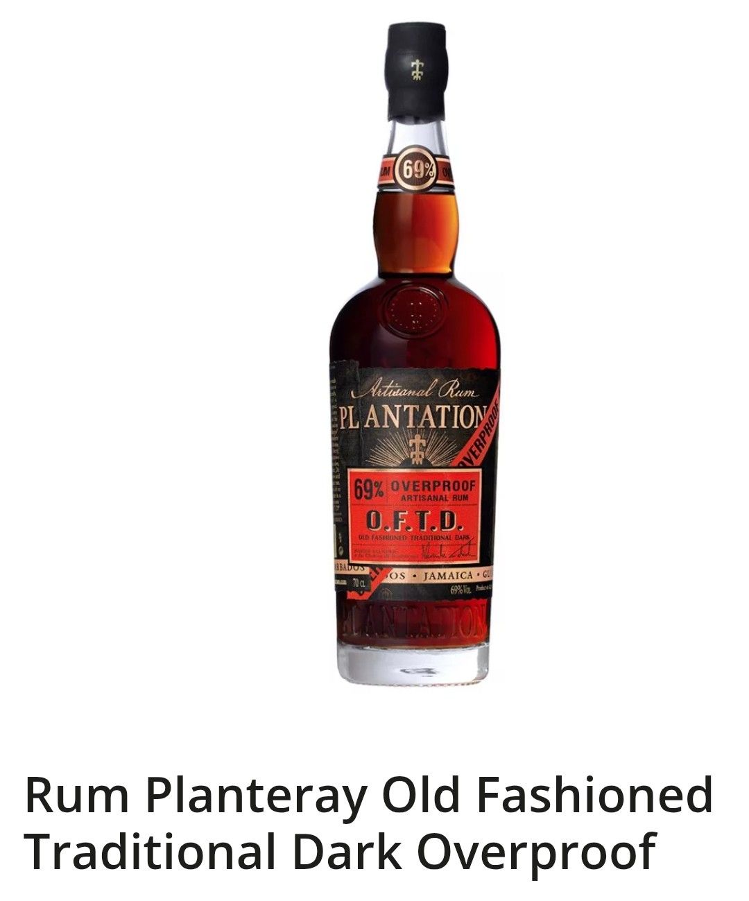 Spirituosen: Rum Planteray Old Fashioned Traditional Dark Overproof – Neu und originalverpackt aus Spreitenbach von wingate9711