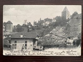 FRIBOURG Roche percée, 1903