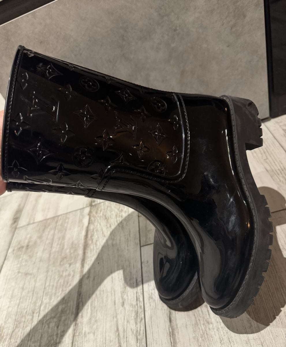Louis Vuitton Scarpe da donna: Louis Vuitton Drops Regenstiefel – Usato da Birrwil venduto da wata90 8