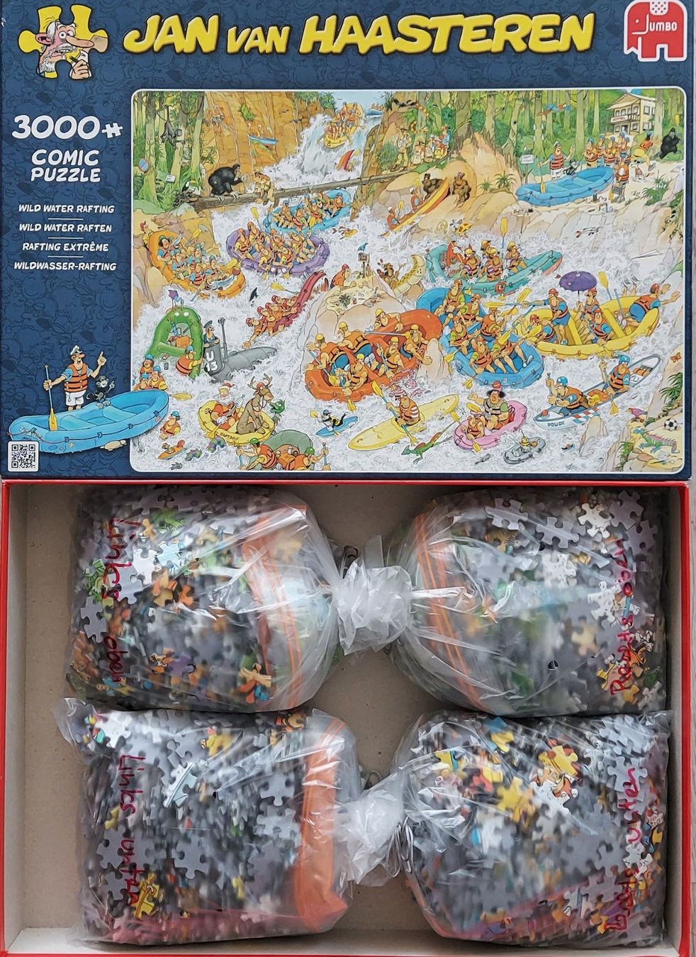 Puzzle: Jan van Haasteren 3000 Teile Comic Puzzle - Wildwasser.... – Usato da Belp venduto da Utah7 3