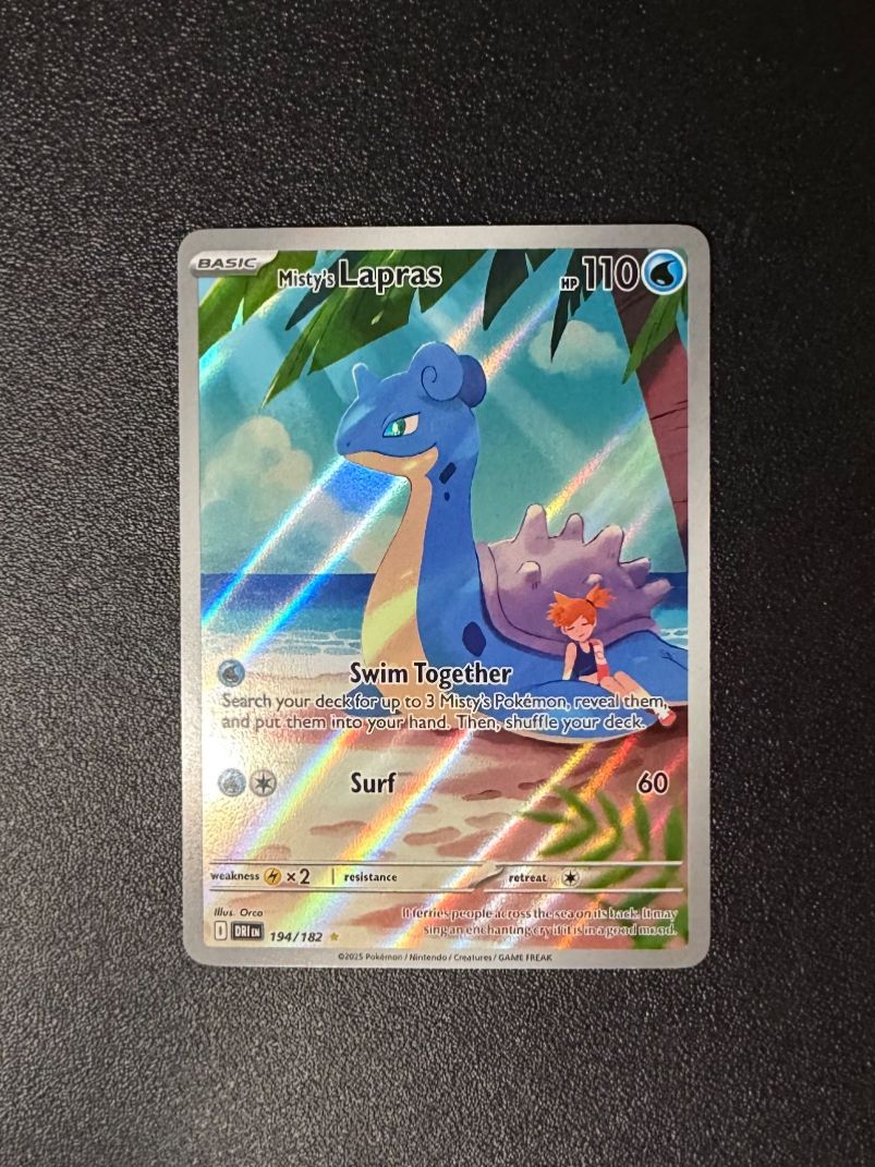 Pokémon Sammelbilder & Trading cards: Mistys Lapras ##194/182 – Neu (gemäss Beschreibung) aus Niedergösgen von SwissPokeCards