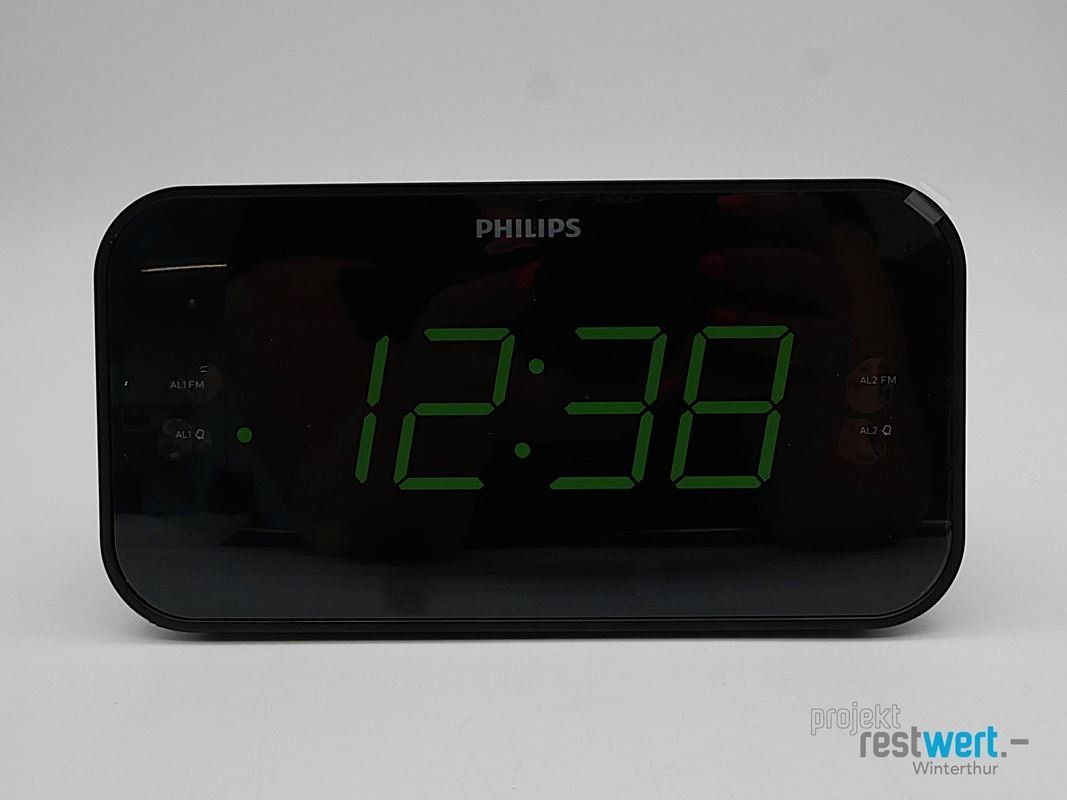 Philips Radios: PHILIPS Uhrenradio, TAR3306, schwarz – Neu (gemäss Beschreibung) aus Winterthur von Restwert_Winterthur 1