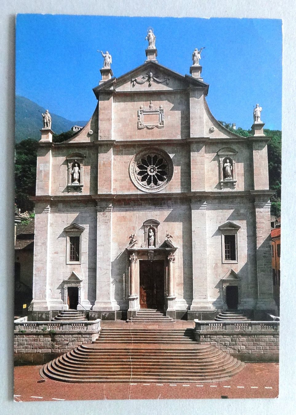 Cartoline postali: Bellinzona, La Cattedrale – Difettoso da Fétigny venduto da Billy2miny