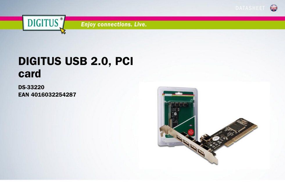 Componenti elettronici: Digitus 5-Port USB 2.0 PCI Card – Usato da Münchenstein venduto da Licontrol 8