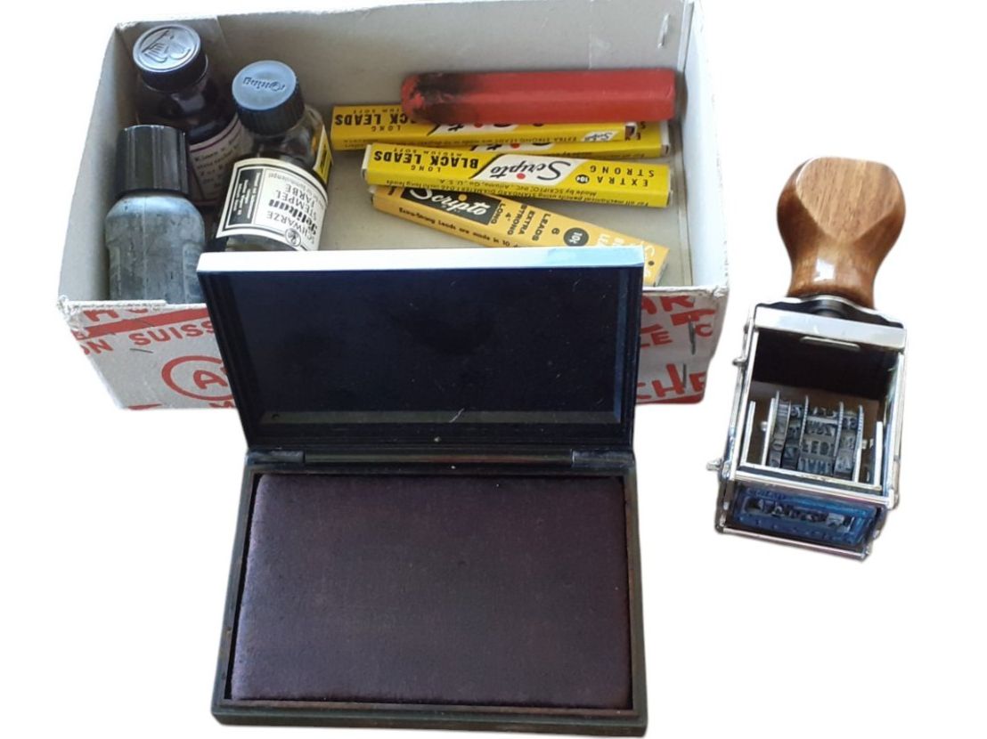 Stempel: Stempel Caran D'Ache + Zubehör – Gebraucht aus Mörschwil von antiksalon
