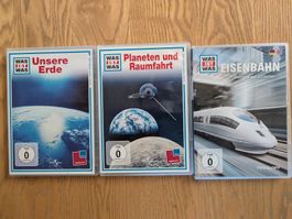 WAS IST WAS: Erde, Planeten, Eisenbahn (3 DVD's)