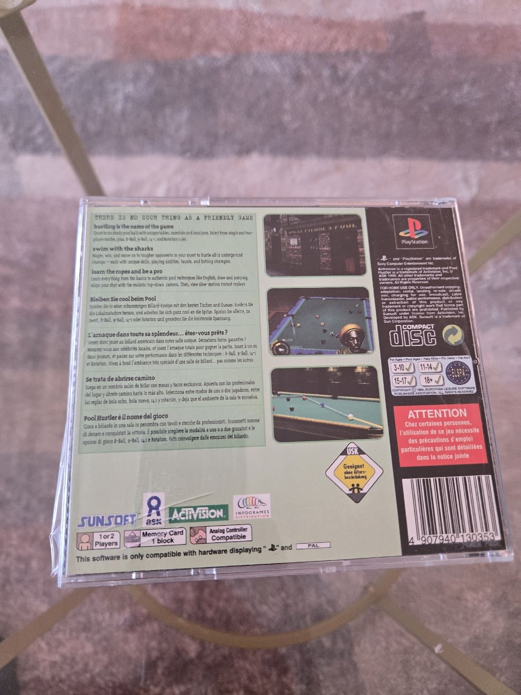 Giochi: Pool Hustler PS1 – Usato da Bussigny venduto da Kfdlt 2