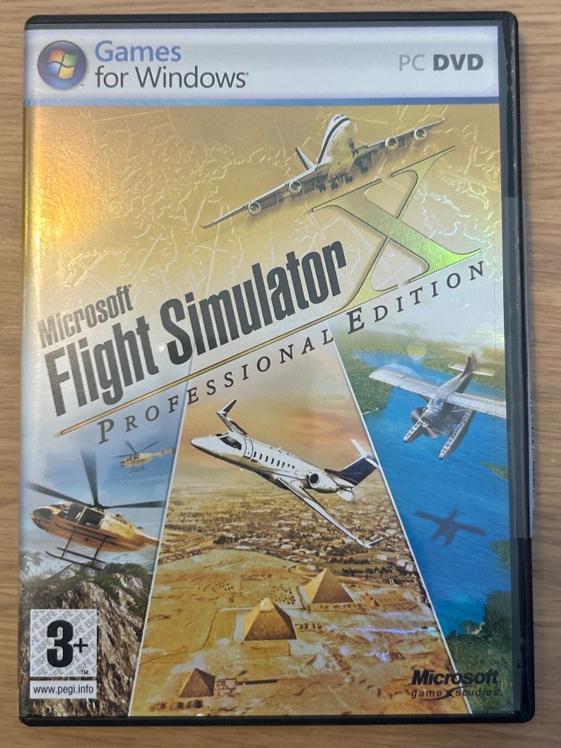 Spiele: Microsoft Flight Simulator X Professional Edition PC DVD – Gebraucht aus Eggenwil von Panda-Baer