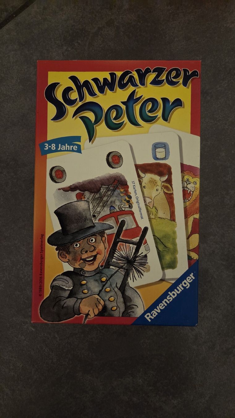 Jeux: Ravensburger Schwarzer Peter Kartenspiel  – D'occasion à Safnern par giselleb86