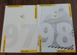 2 Stk. CH Briefmarken Jahrbücher 1997 & 1998