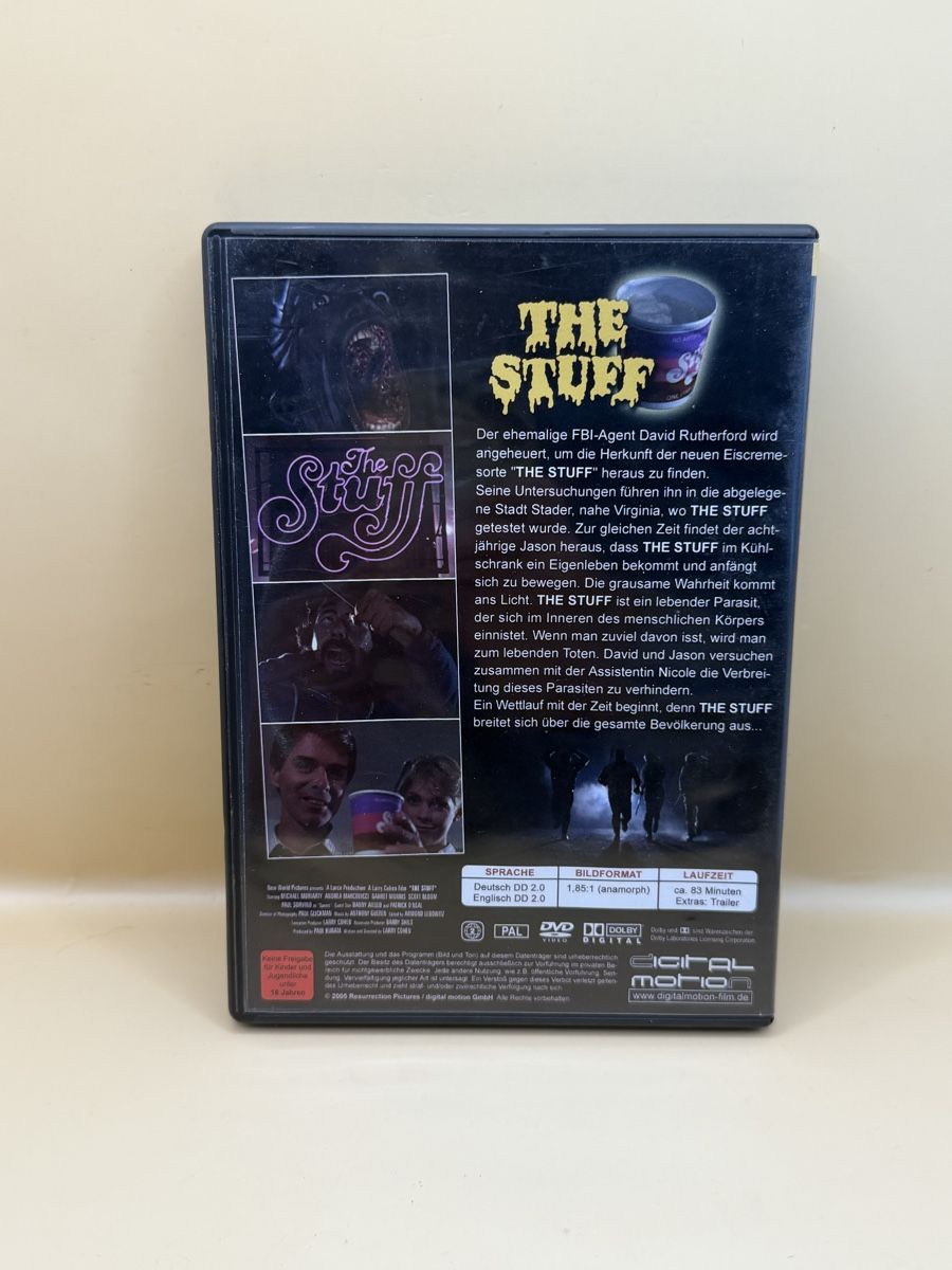 Tutti i DVDs: DVD The Stuff - Seltene Originalausgabe – Usato da Genève venduto da sho_67qj 1