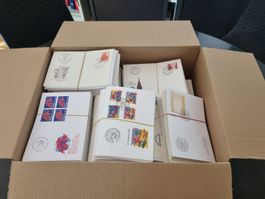 Posten mit gut 1500 CH FDC Briefe