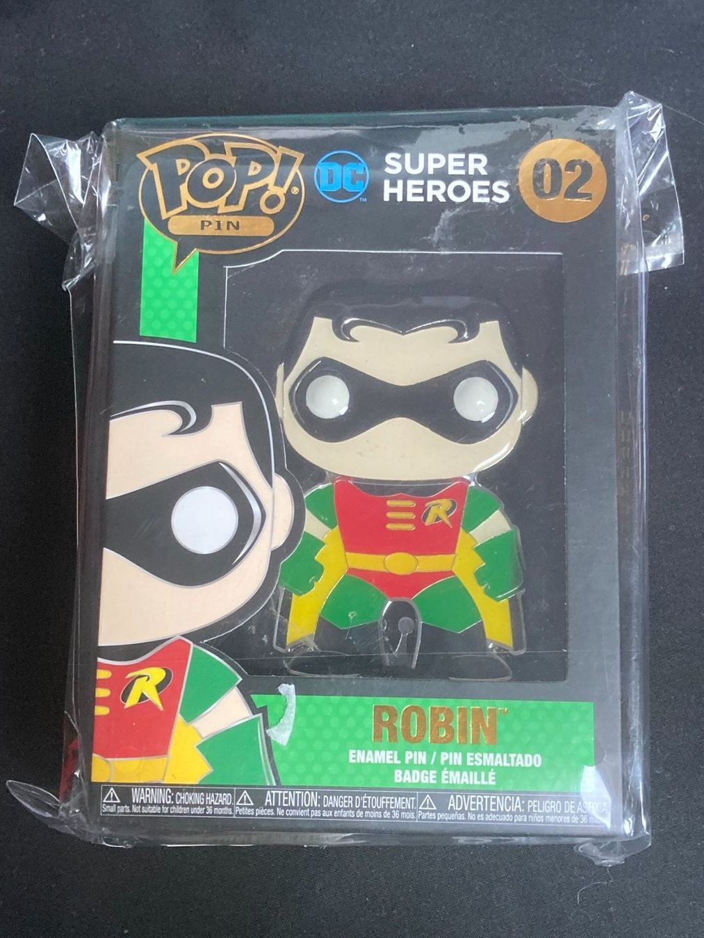 Plaquettes & Badges: POP Pin - ROBIN - DC - Super Heroes – Neuf avec emballage d'origine à Bassecourt par CALUMET-X