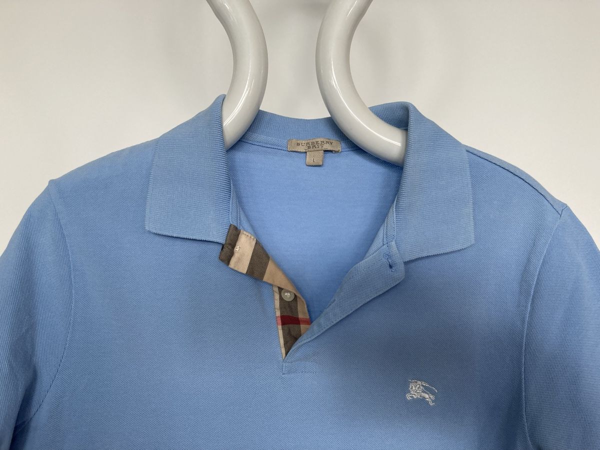 Burberry Magliette Polo: Burberry Polohemd Hellblau / L – Usato da Oberhofen Thun'see venduto da lilaoelum 2