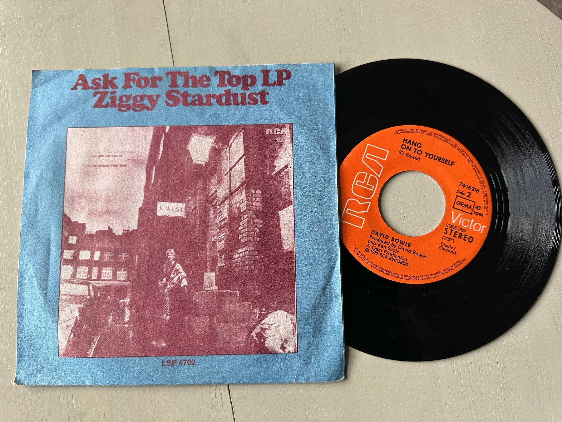 Schallplatten: DAVID BOWIE tolle John I'm only dancing Single original 1972 – Gebraucht aus Basel von Partridge 1